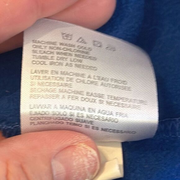 New Balance Mens XXL Half Zip 100% Polyester Pullover Sweatshirt Blue - Picture 7 of 8